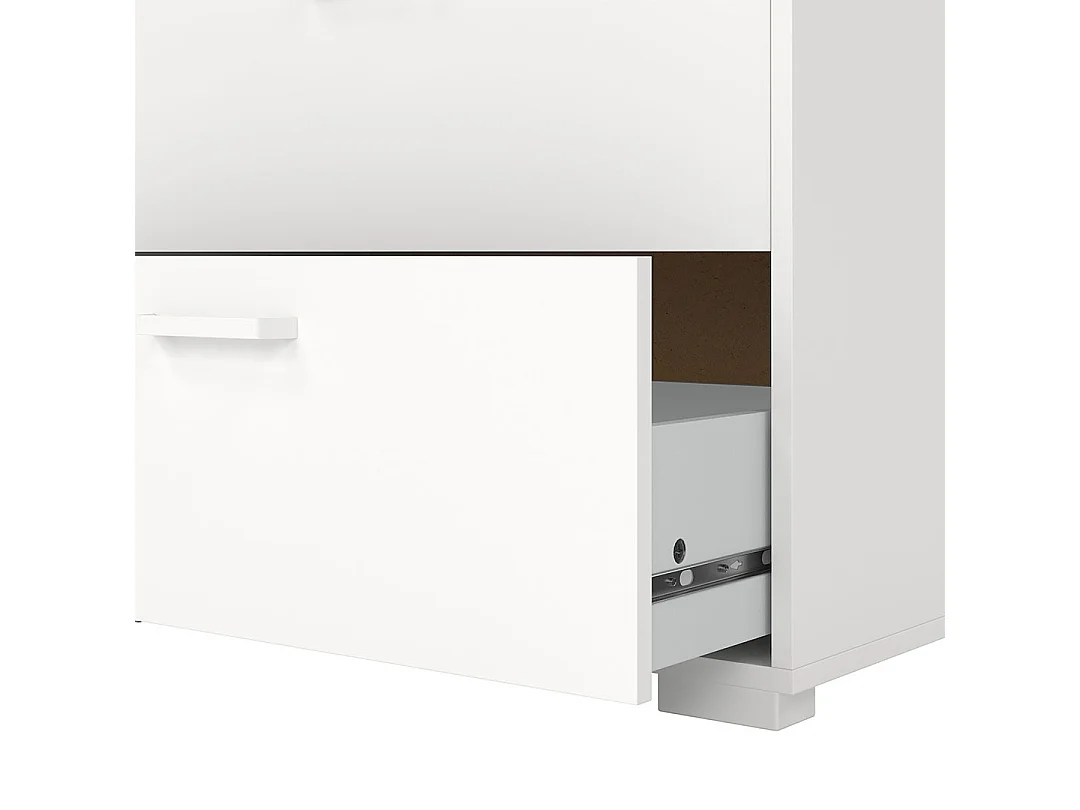 Sofia Kommode 5 Schubladen weiß.