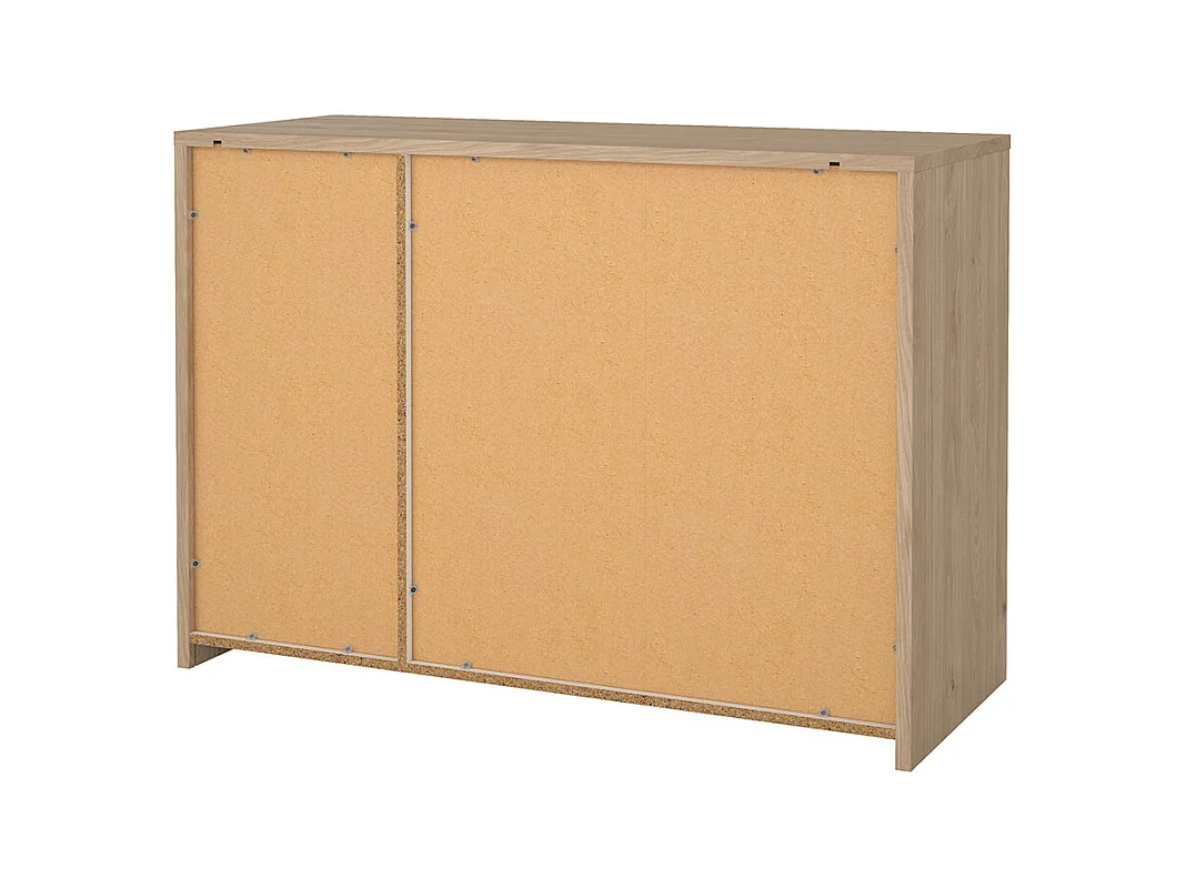 Next Kommode 1 Tür 3 Schubladen weiß Hochglanz.