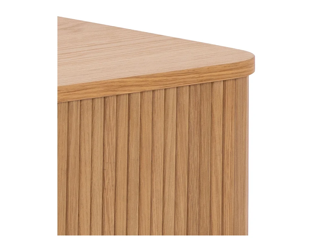 Langley meuble tV 2 portes coulissantes chêne décor.