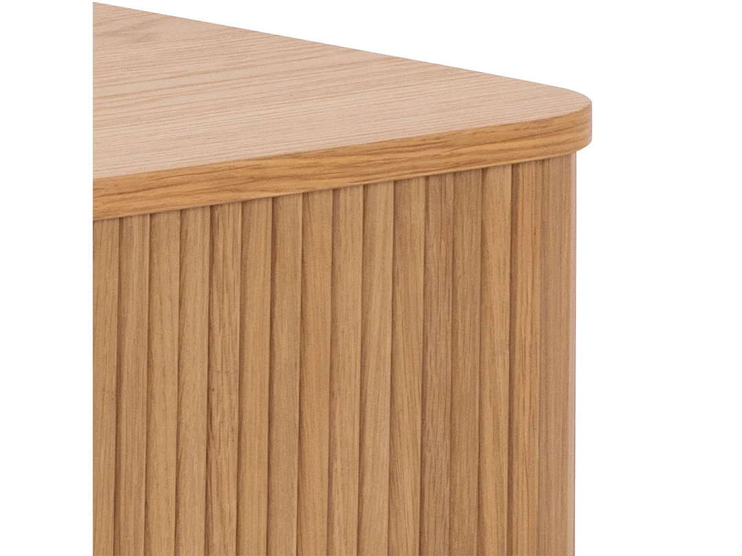 Langley meuble tV 2 portes coulissantes chêne décor.