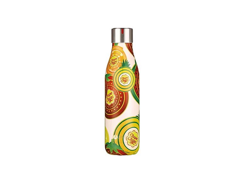 Bouteille Isotherme 500ml Chupa Chups Fruits Les Artistes - Motif Chupa Kiss - Conservation 12h Chaud / 24h Froid