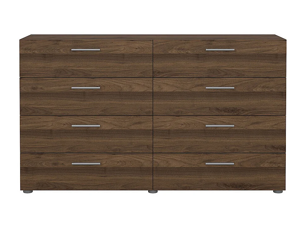 Pepe Kommode 8 Schubladen Nussbaum-Dekor.