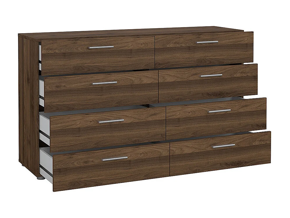 Pepe Kommode 8 Schubladen Nussbaum-Dekor.