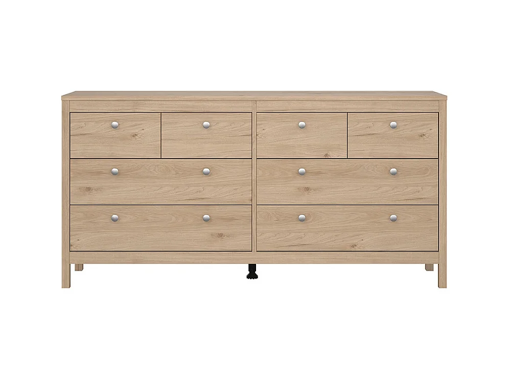 Madrid Kommode 8 Schubladen Eichen-Dekor.