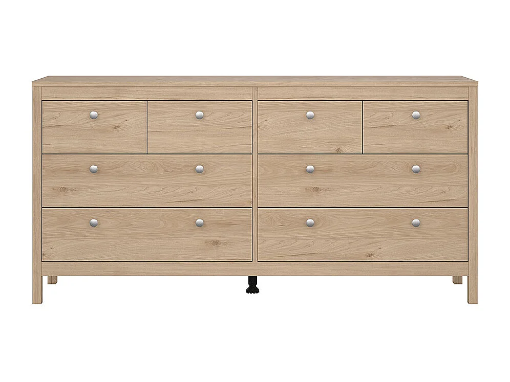 Madrid Kommode 8 Schubladen Eichen-Dekor.