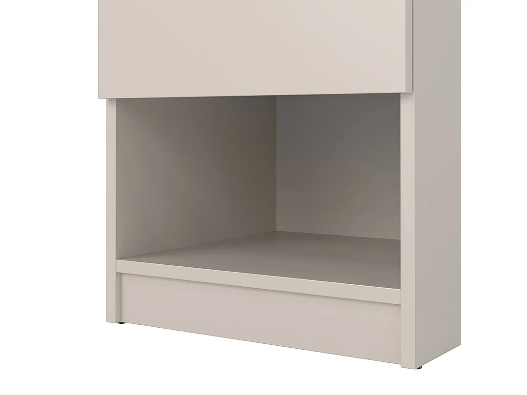 Naia table de nuit 1 tiroir chêne décor.