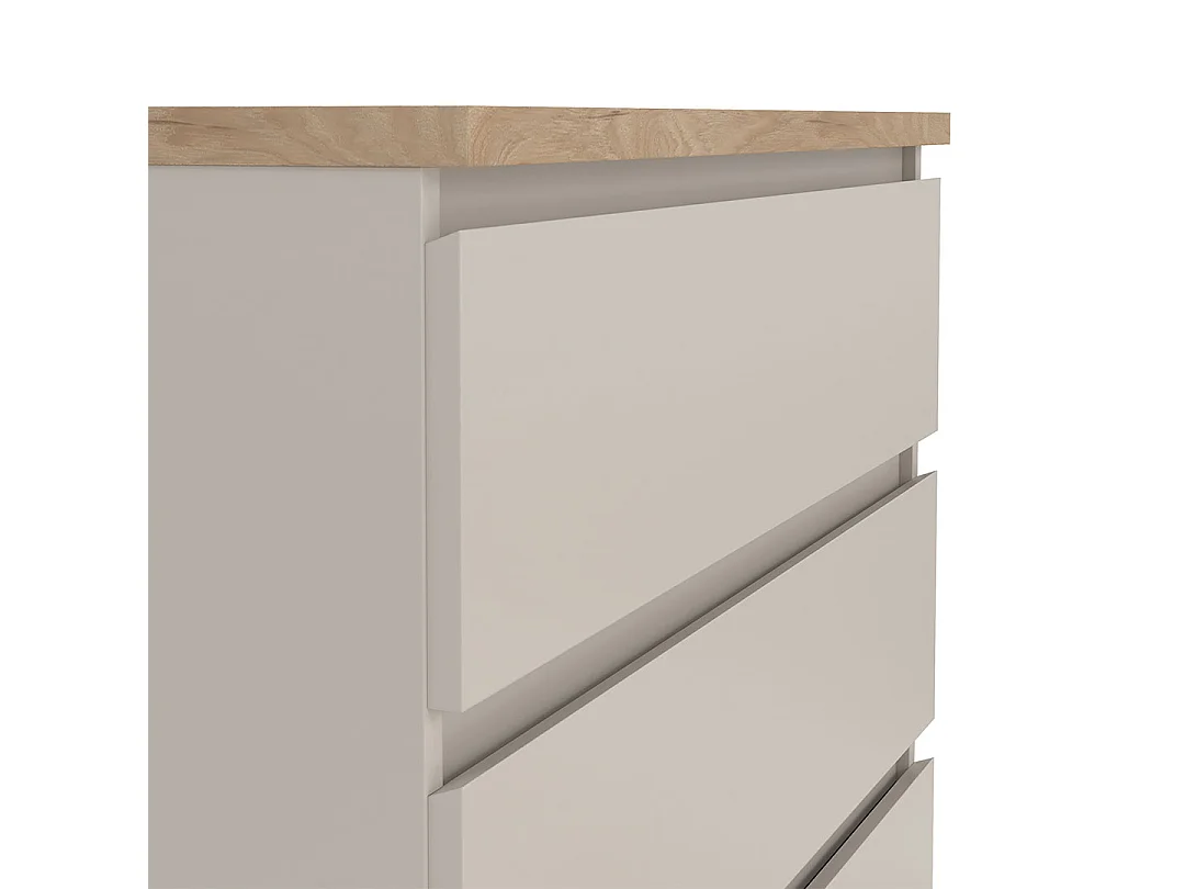 Naia Kommode 5 Schubladen Eiche Dekor.