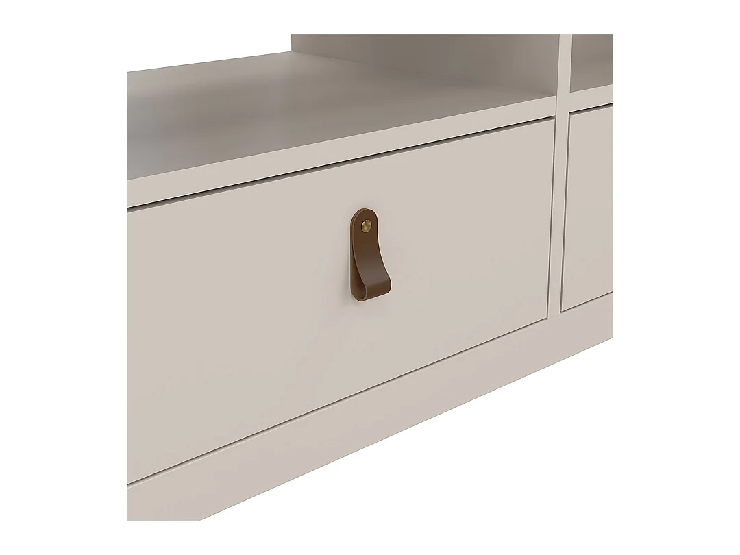 Madrid meuble TV 3 tiroirs cachemire.