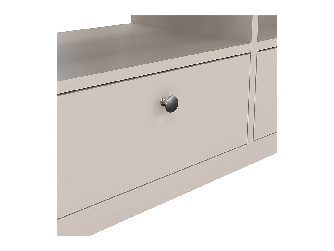 Madrid meuble TV 3 tiroirs cachemire.