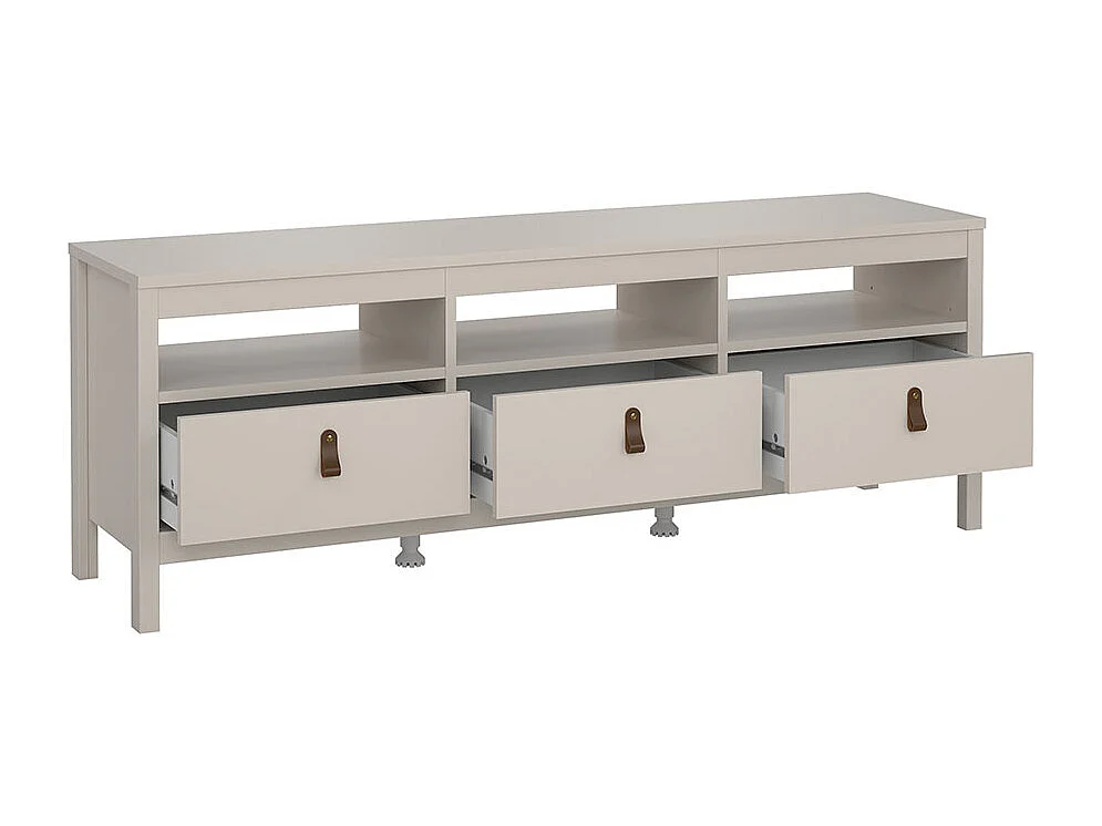 Madrid meuble TV 3 tiroirs cachemire.