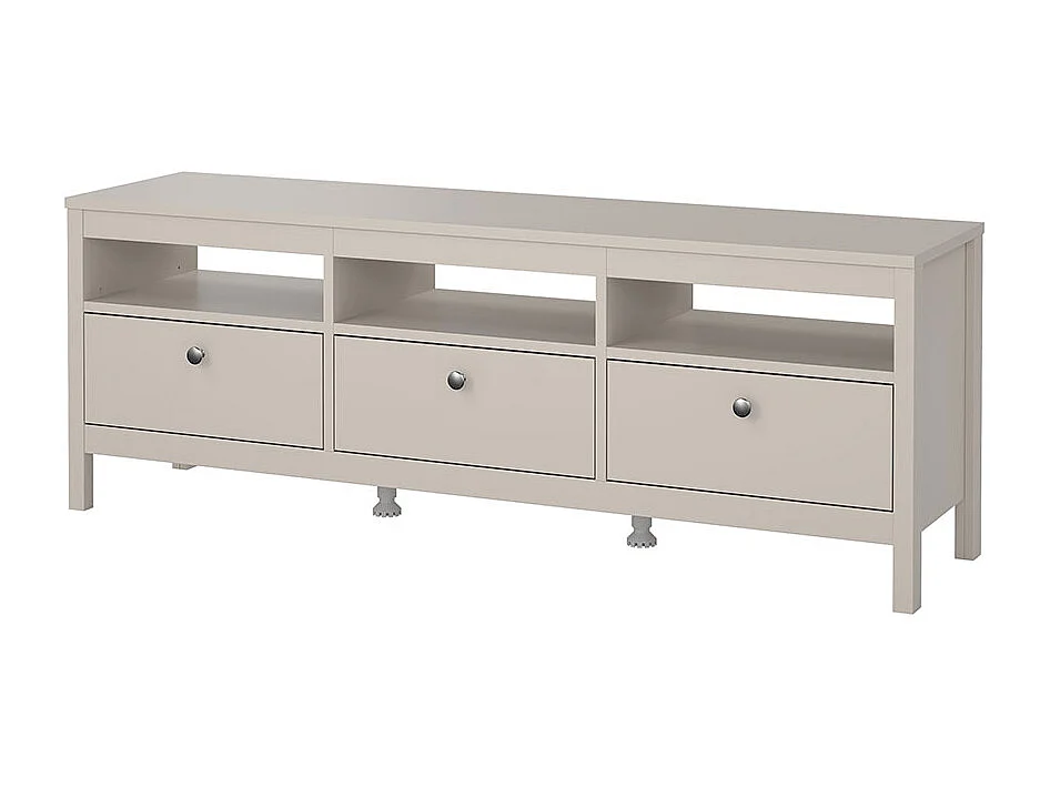 Madrid meuble TV 3 tiroirs cachemire.