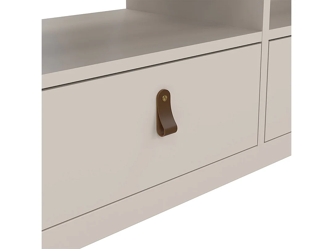 Madrid meuble TV 3 tiroirs cachemire.