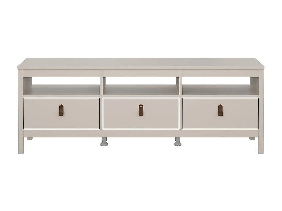 Madrid meuble TV 3 tiroirs cachemire.