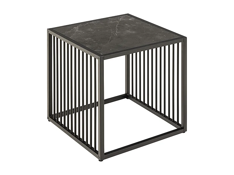 Strington Couchtisch Beistelltisch Marmor dekor schwarz.