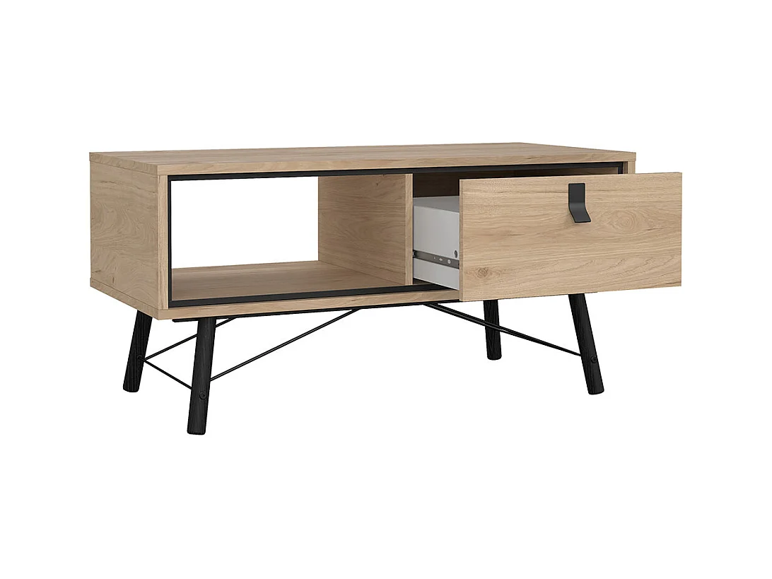 Ry salontafel 1 lade eikdecor.