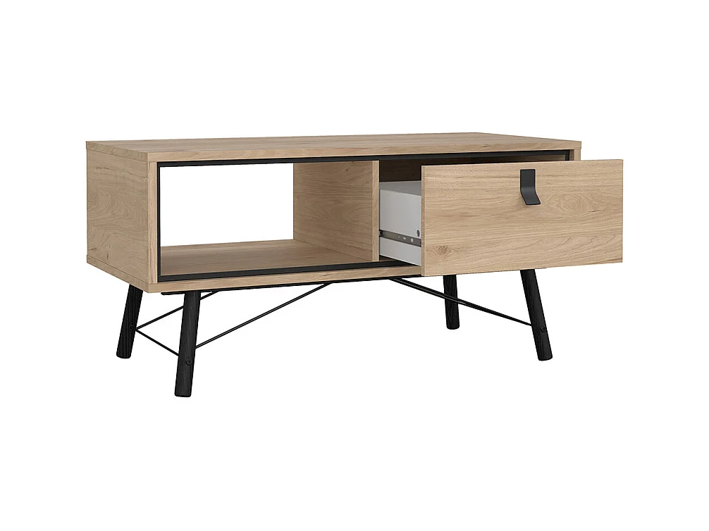 Ry Couchtisch 1 Schublade Eiche Dekor.
