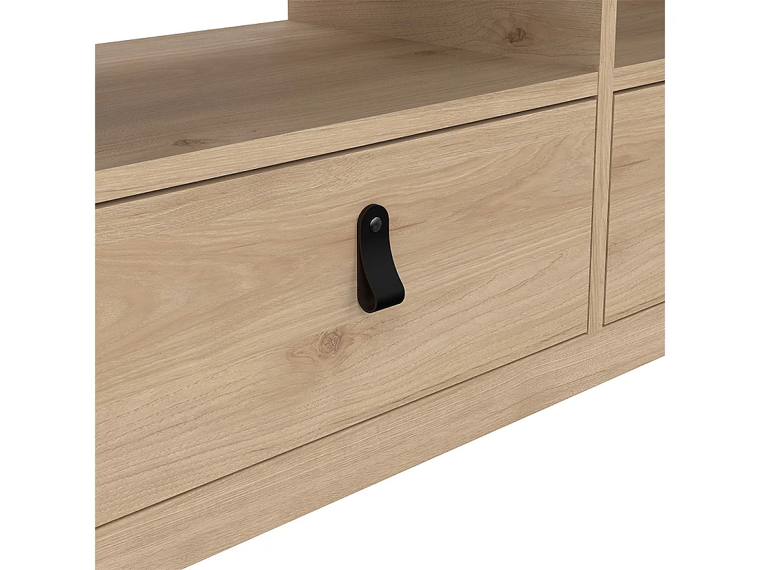 Madrid TV Tisch 3 Schubladen Eichen-Dekor.