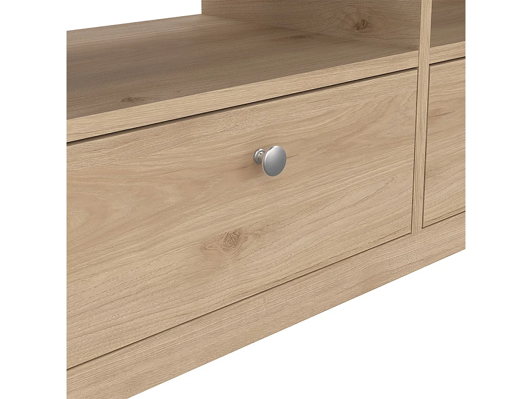 Madrid TV Tisch 3 Schubladen Eichen-Dekor.