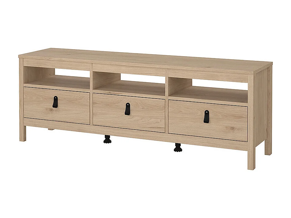 Madrid TV Tisch 3 Schubladen Eichen-Dekor.