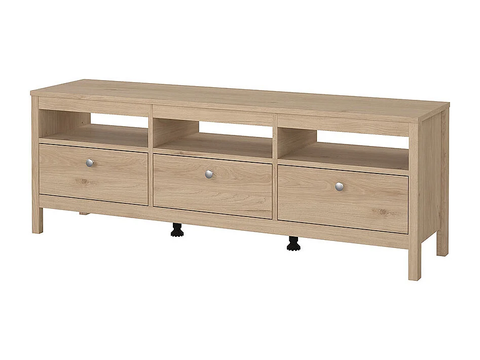Madrid TV Tisch 3 Schubladen Eichen-Dekor.
