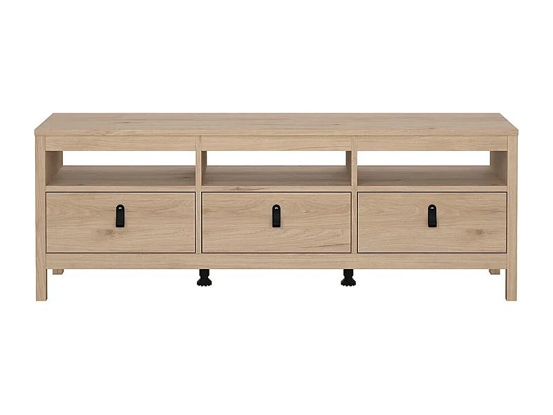 Madrid TV Tisch 3 Schubladen Eichen-Dekor.