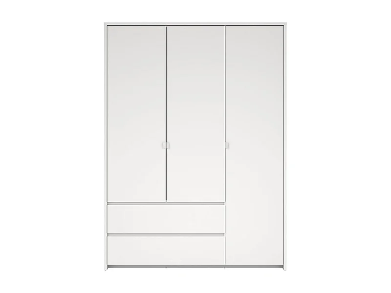Next kledingkast 3 deuren 2 lades 149x200cm wit.