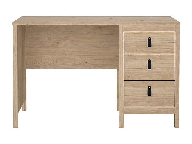 Madrid Schreibtisch 3 Schubladen Eichen-Dekor.