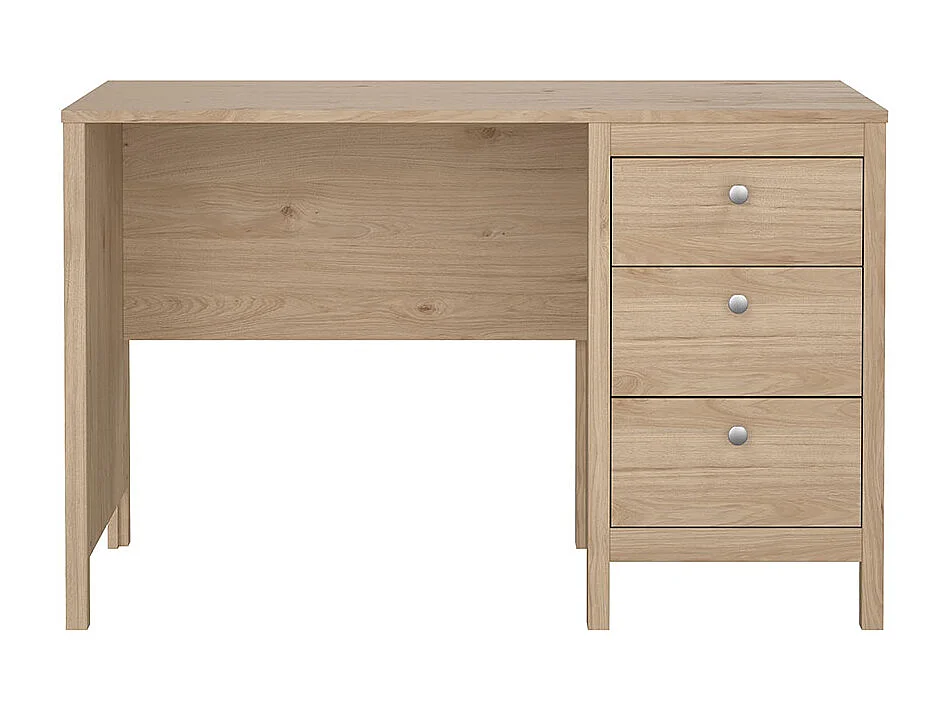 Madrid Schreibtisch 3 Schubladen Eichen-Dekor.