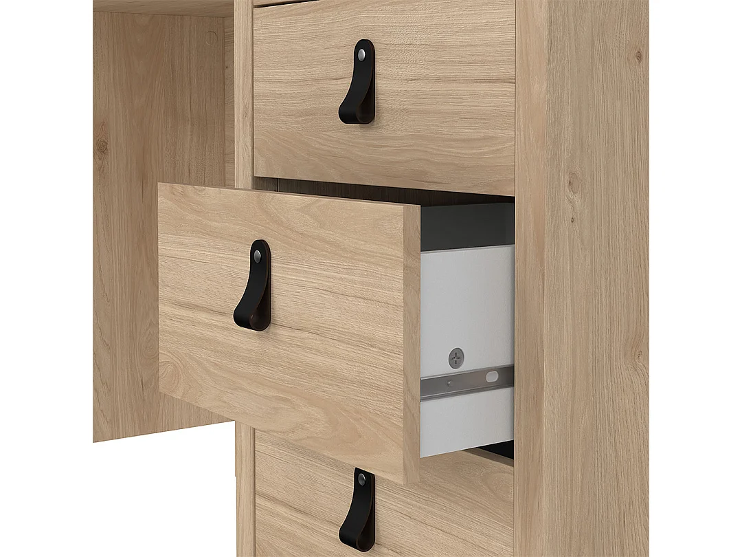 Madrid Schreibtisch 3 Schubladen Eichen-Dekor.