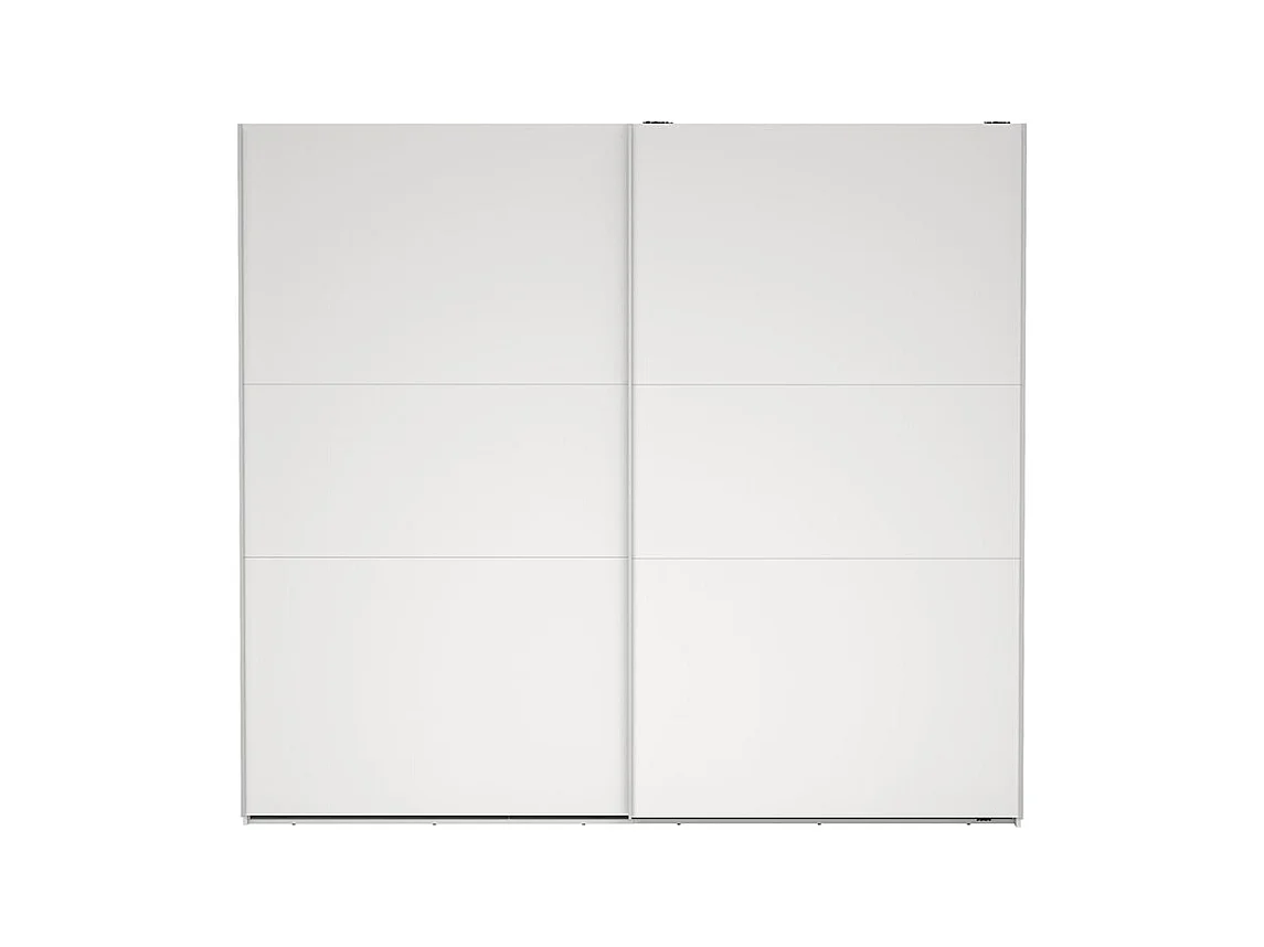 Como schuifdeurkast 2 deuren 245x220cm wit.