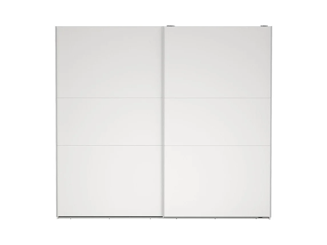 Como Schiebetürenschrank 2 Türen 245x220cm weiß.