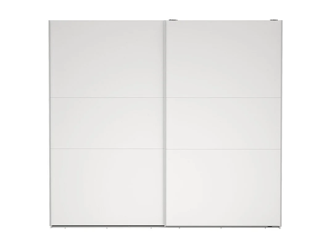 Como Schiebetürenschrank 2 Türen 245x220cm weiß.