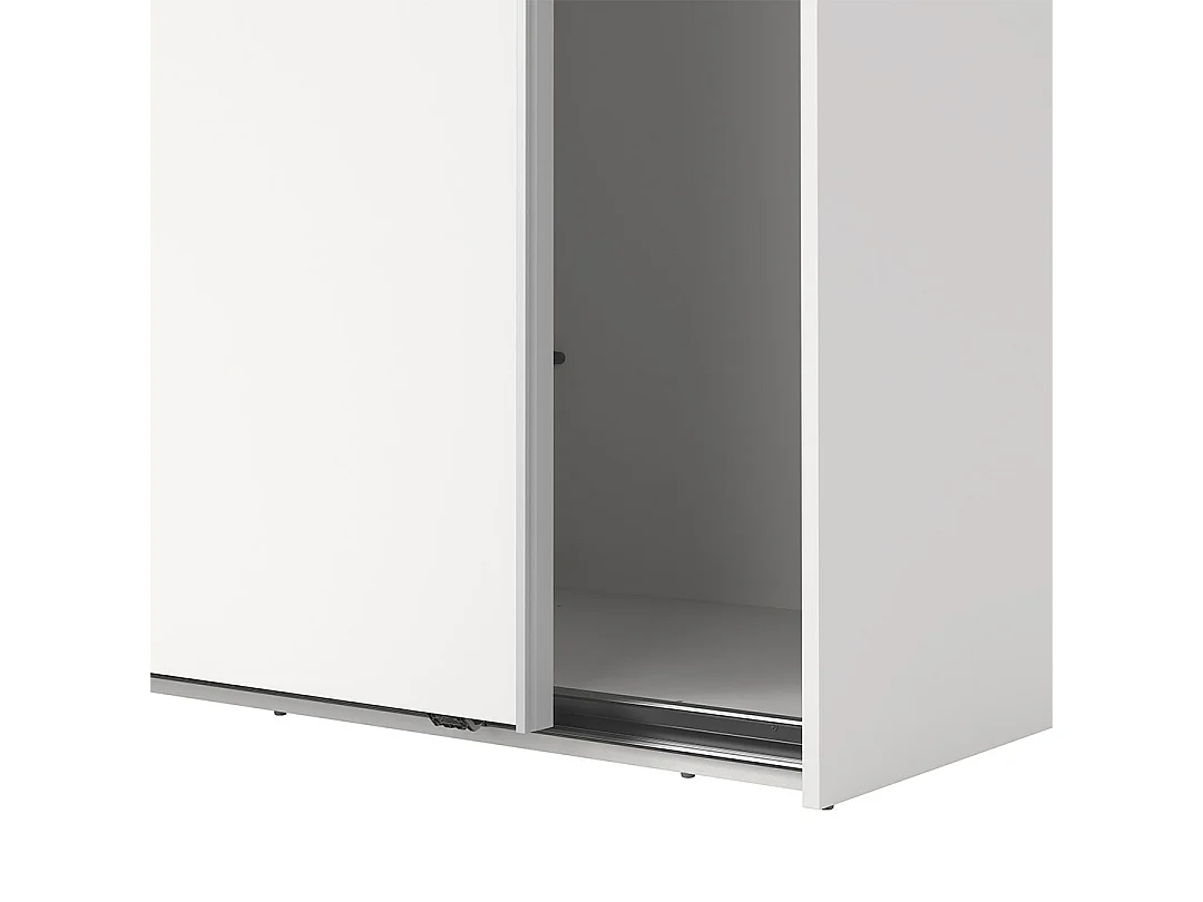 Como Schiebetürenschrank 2 Türen 245x220cm weiß.