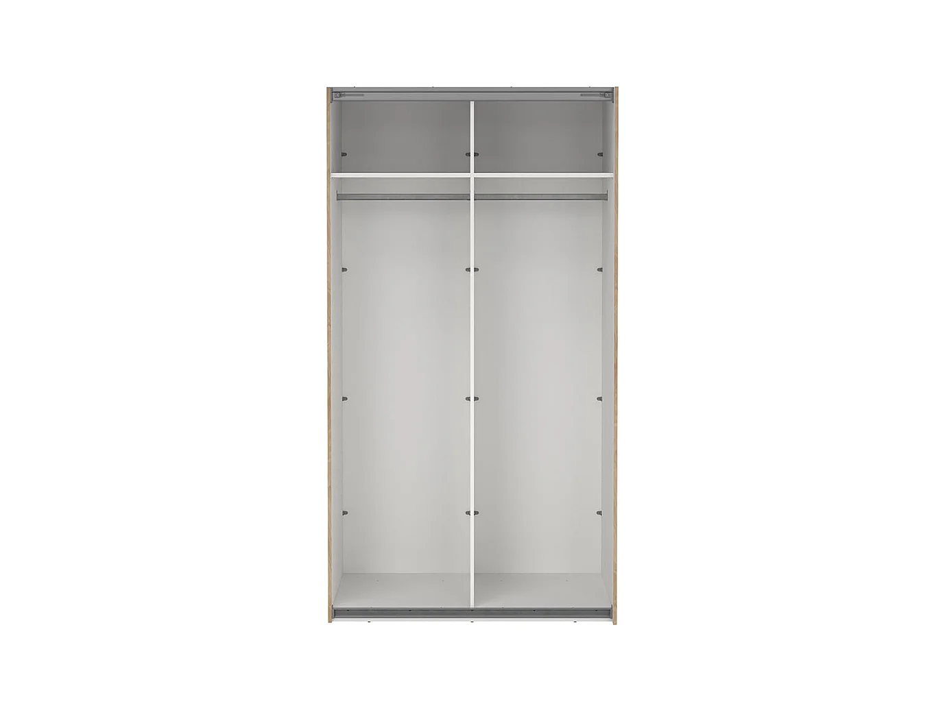 Como armoire coulissante 2 portes 120x220cm chêne décor.