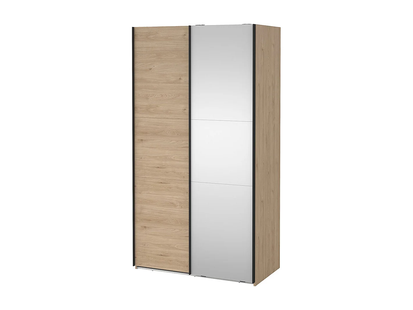 Como Schiebetürenschrank 2 Türen 120x220cm Eiche Dekor.