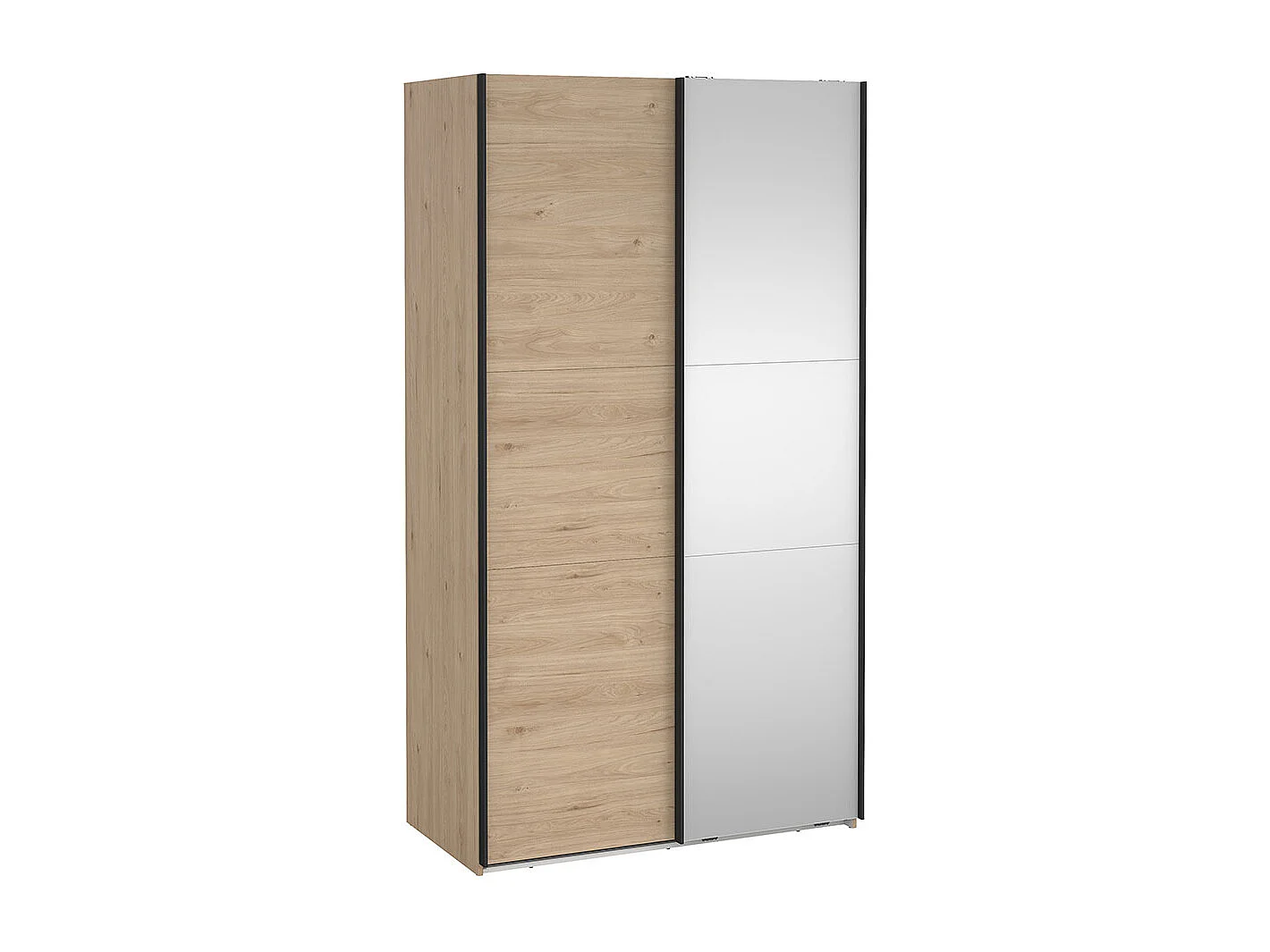 Como Schiebetürenschrank 2 Türen 120x220cm Eiche Dekor.