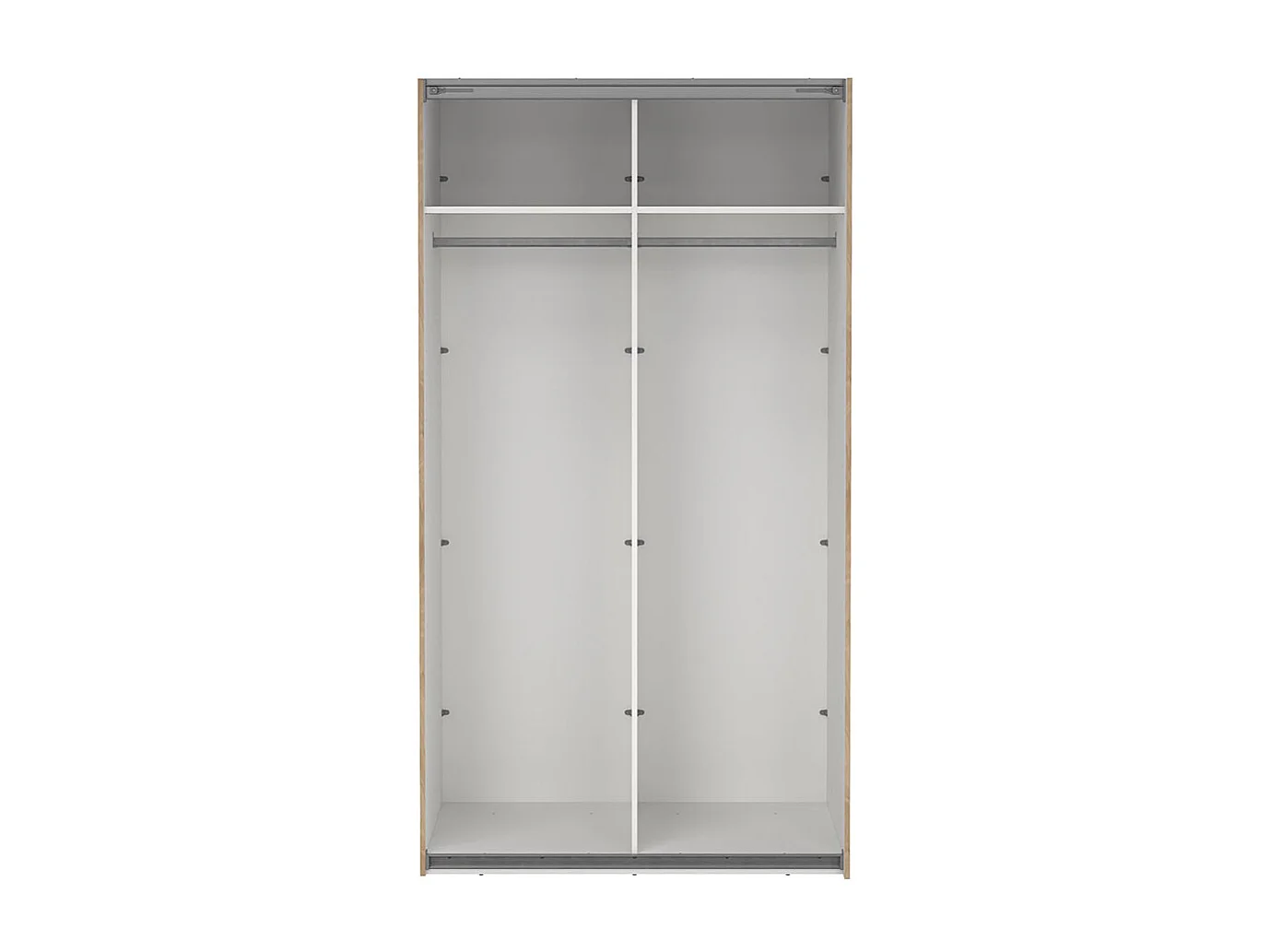 Como Schiebetürenschrank 2 Türen 120x220cm Eiche Dekor.