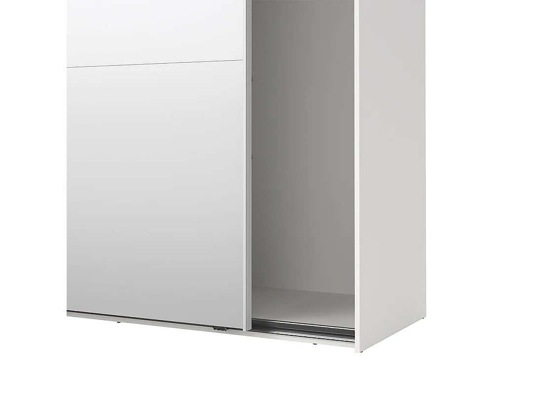 Como armoire coulissante 2 portes 180x200cm blanc.