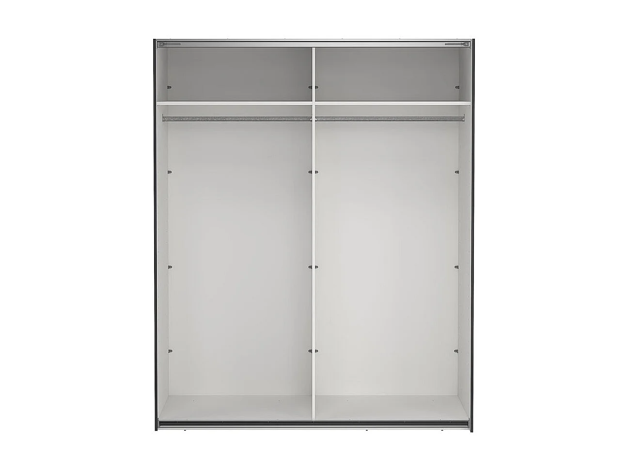 Como Schiebetürenschrank 2 Türen 180x220cm matt grau.