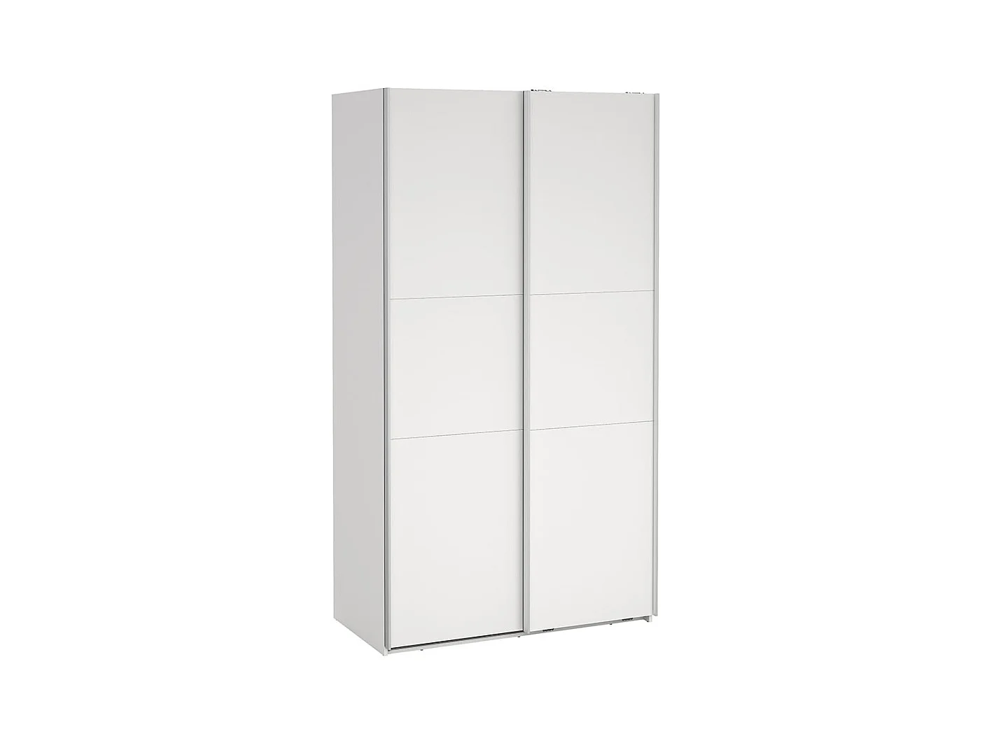 Como armoire coulissante 2 portes 120x220cm blanc.