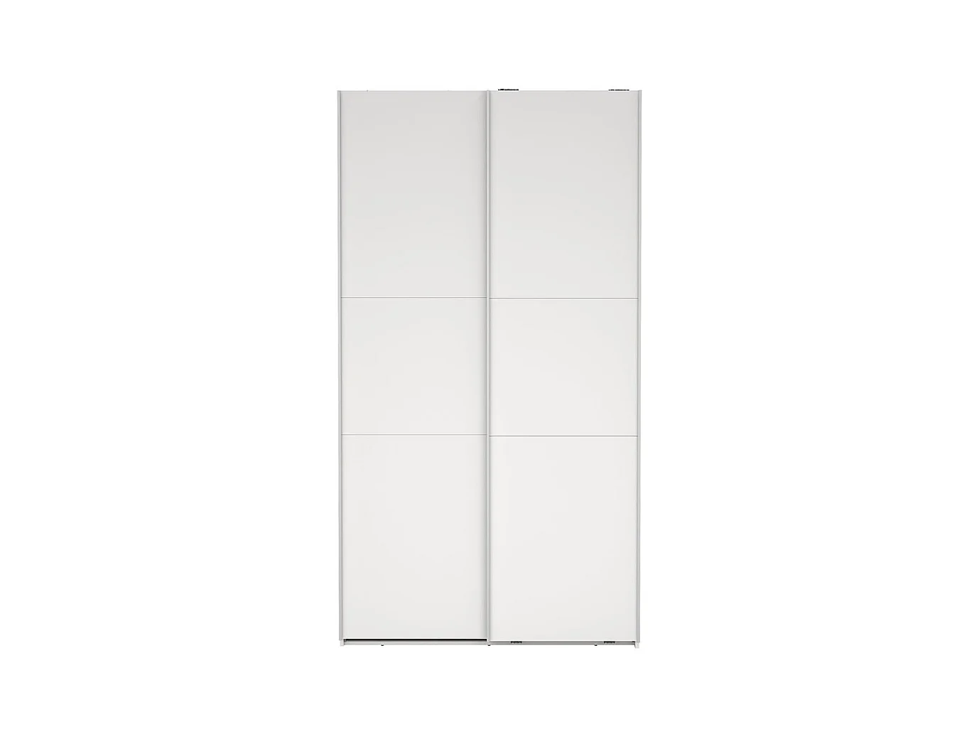 Como armoire coulissante 2 portes 120x220cm blanc.