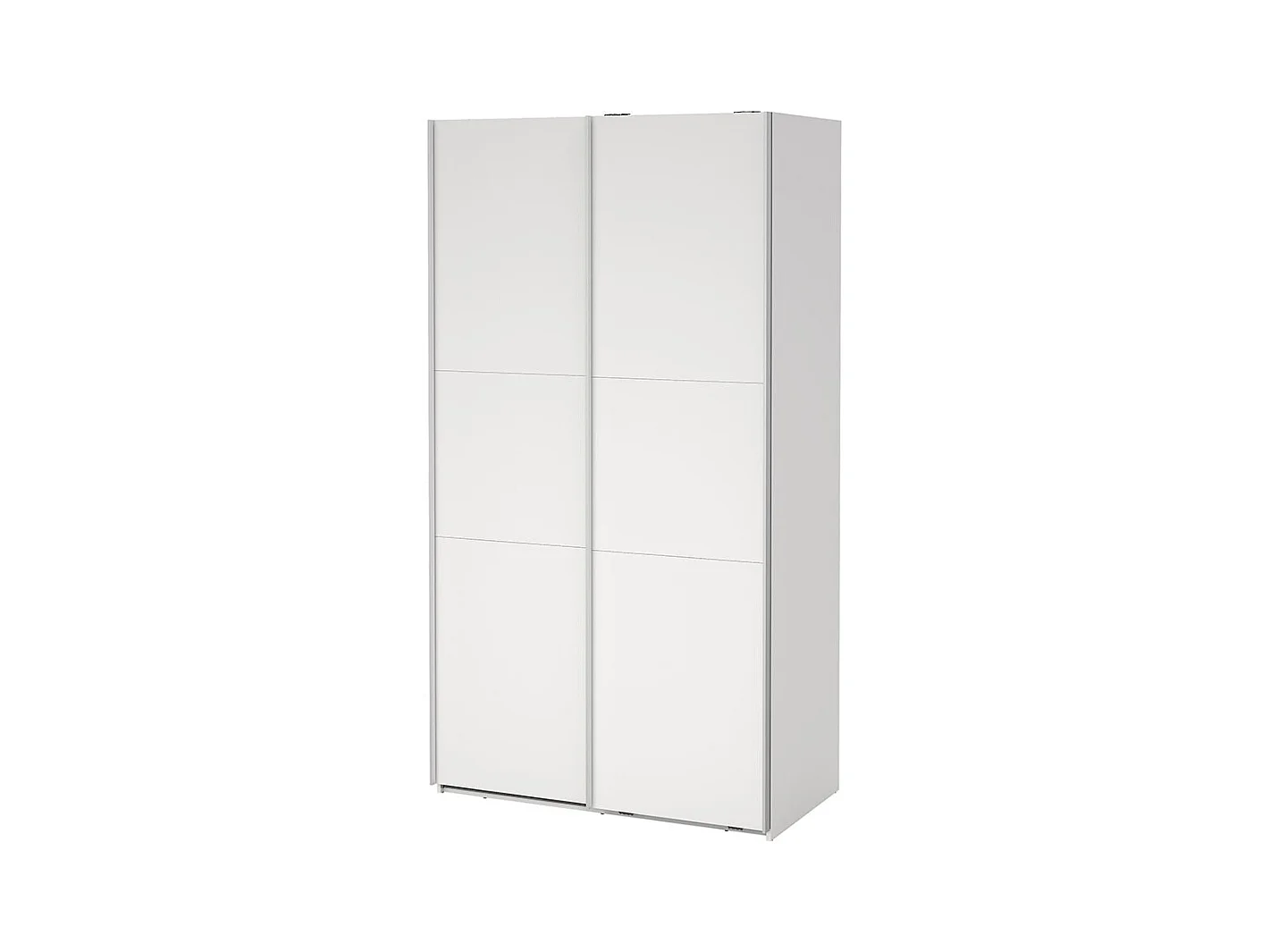 Como armoire coulissante 2 portes 120x220cm blanc.