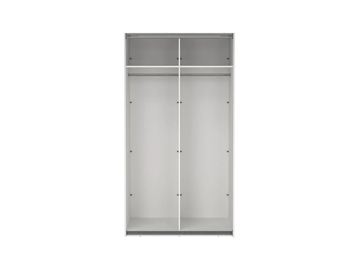 Como armoire coulissante 2 portes 120x220cm blanc.