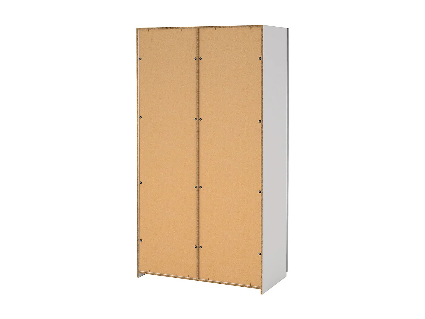 Como armoire coulissante 2 portes 120x220cm blanc.