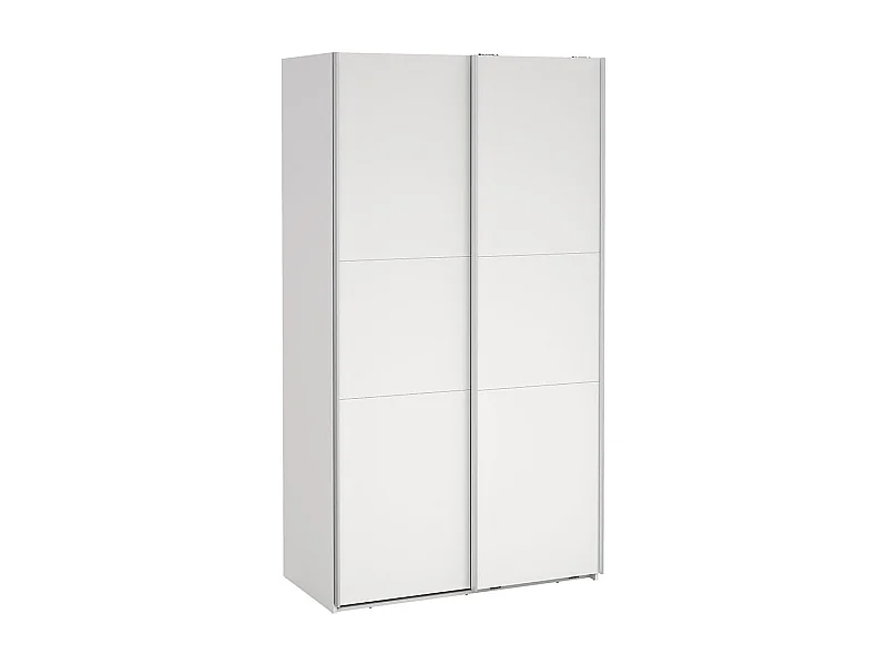 Como armoire coulissante 2 portes 120x220cm blanc.
