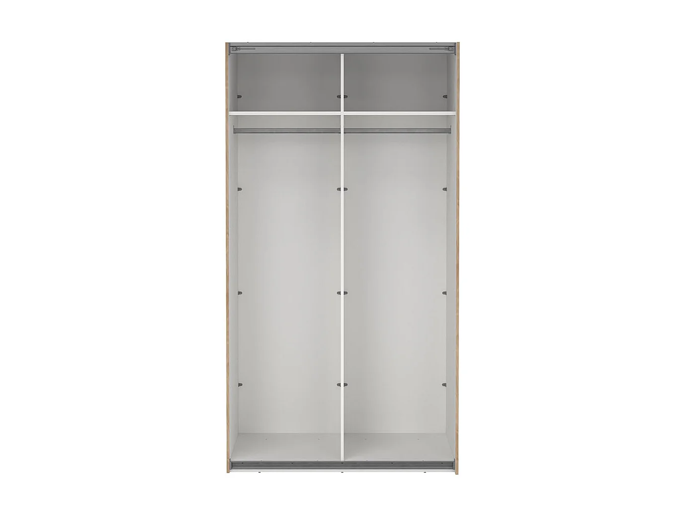 Como Schiebetürenschrank 2 Türen 120x220cm Eiche Dekor.