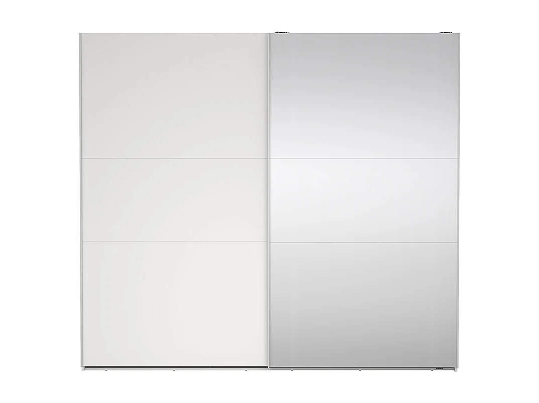 Como Schiebetürenschrank 2 Türen 245x220cm weiß.