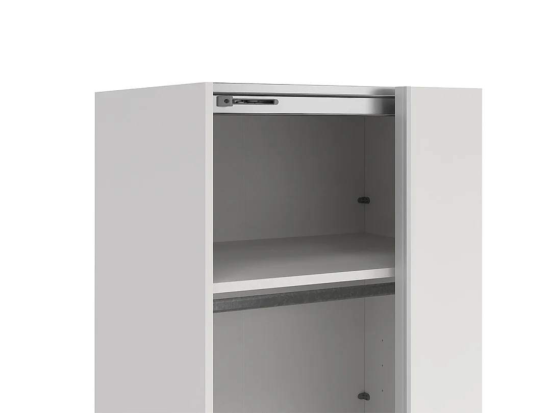 Como Schiebetürenschrank 2 Türen 245x220cm weiß.