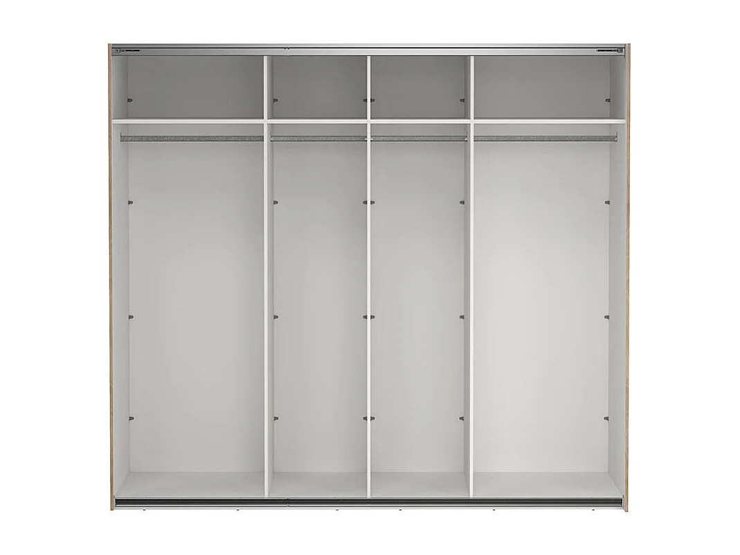 Como Schiebetürenschrank 2 Türen 245x220cm Eiche Dekor.