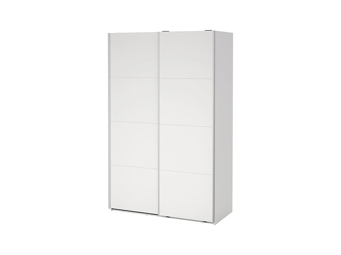 Bergamo schuifdeurkast 2 deuren 140x220cm wit.